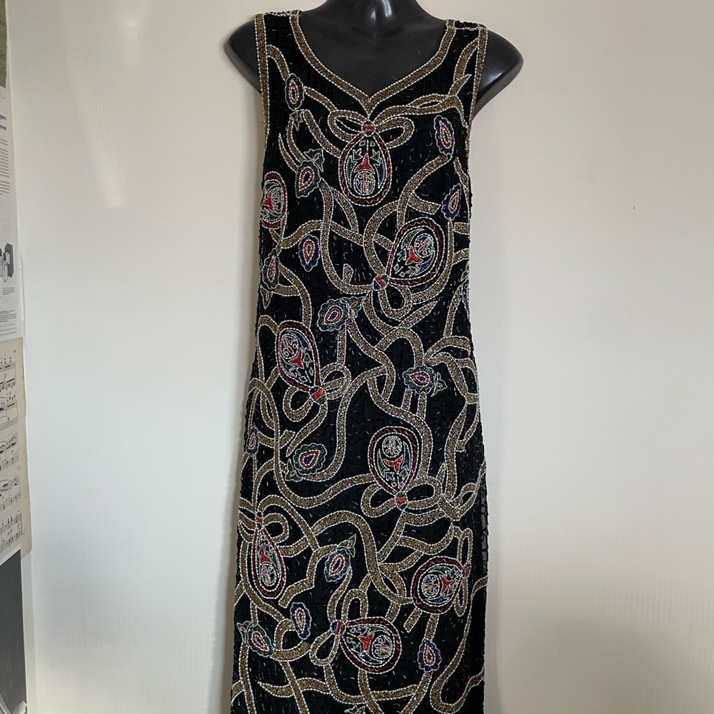 Beaded Shift Dress